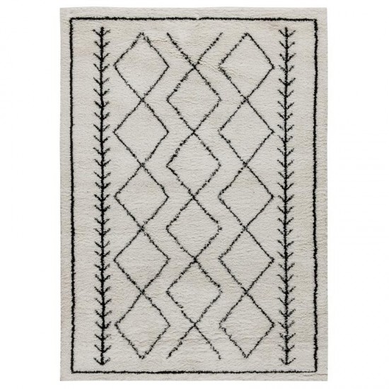 Flash Furniture Roxy 8x10 Ivory & Black Area Rug RC-MS-202012-01-810-GG