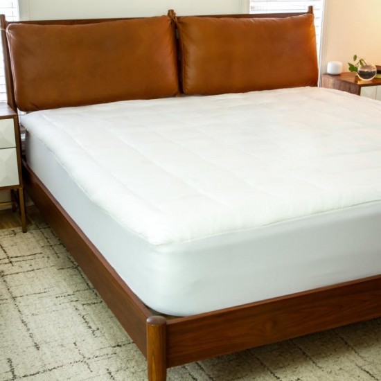 Flash Furniture Mattress Pad - White - King RF-REM-09-K-GG