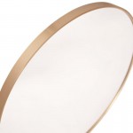 Flash Furniture Julianne Gold 20" Round Wall Mirror RH-M003-RD50BB-GD-GG