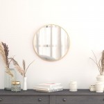 Flash Furniture Julianne Gold 20" Round Wall Mirror RH-M003-RD50BB-GD-GG