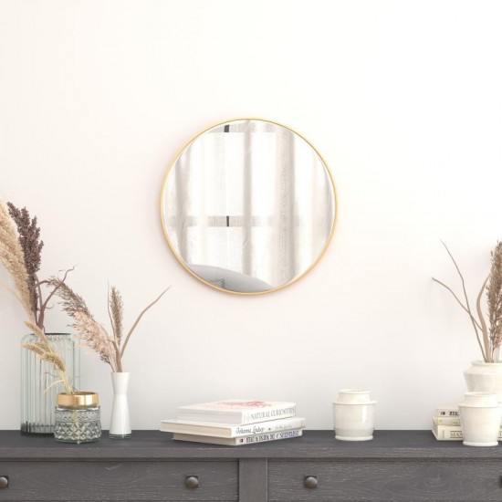 Flash Furniture Julianne Gold 20" Round Wall Mirror RH-M003-RD50BB-GD-GG