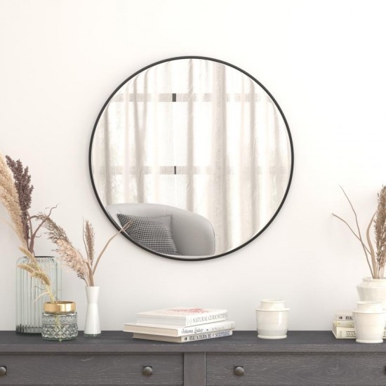 Flash Furniture Julianne Black 30"Round Wall Mirror RH-M003-RD76MB-BK-GG