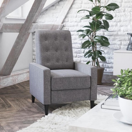 Flash Furniture Ezra Gray Pushback Recliner SG-SX-80415N-GY-GG