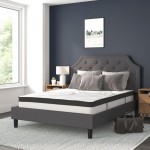 Flash Furniture Brighton Queen Platform Bed Set-Gray SL-BM10-15-GG