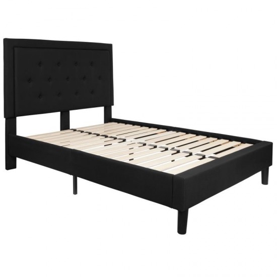 Flash Furniture Roxbury Full Platform Bed Set-Black SL-BM10-22-GG