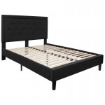 Flash Furniture Roxbury Queen Platform Bed Set-Black SL-BM10-23-GG