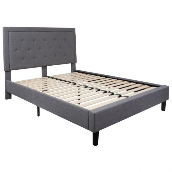 Flash Furniture Roxbury Queen Platform Bed Set-Gray SL-BM10-27-GG