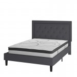 Flash Furniture Roxbury Queen Platform Bed Set-Gray SL-BM10-31-GG