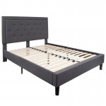 Flash Furniture Roxbury Queen Platform Bed Set-Gray SL-BM10-31-GG