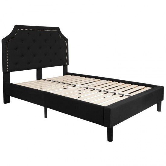 Flash Furniture Brighton Full Platform Bed Set-Black SL-BM10-6-GG