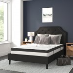 Flash Furniture Brighton Full Platform Bed Set-Black SL-BM10-6-GG