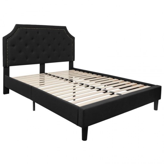 Flash Furniture Brighton Queen Platform Bed Set-Black SL-BM10-7-GG