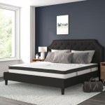 Flash Furniture Brighton King Platform Bed Set-Black SL-BM10-8-GG