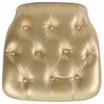 Flash Furniture Louise Gold Vinyl Cushion SZ-TUFT-GOLD-GG