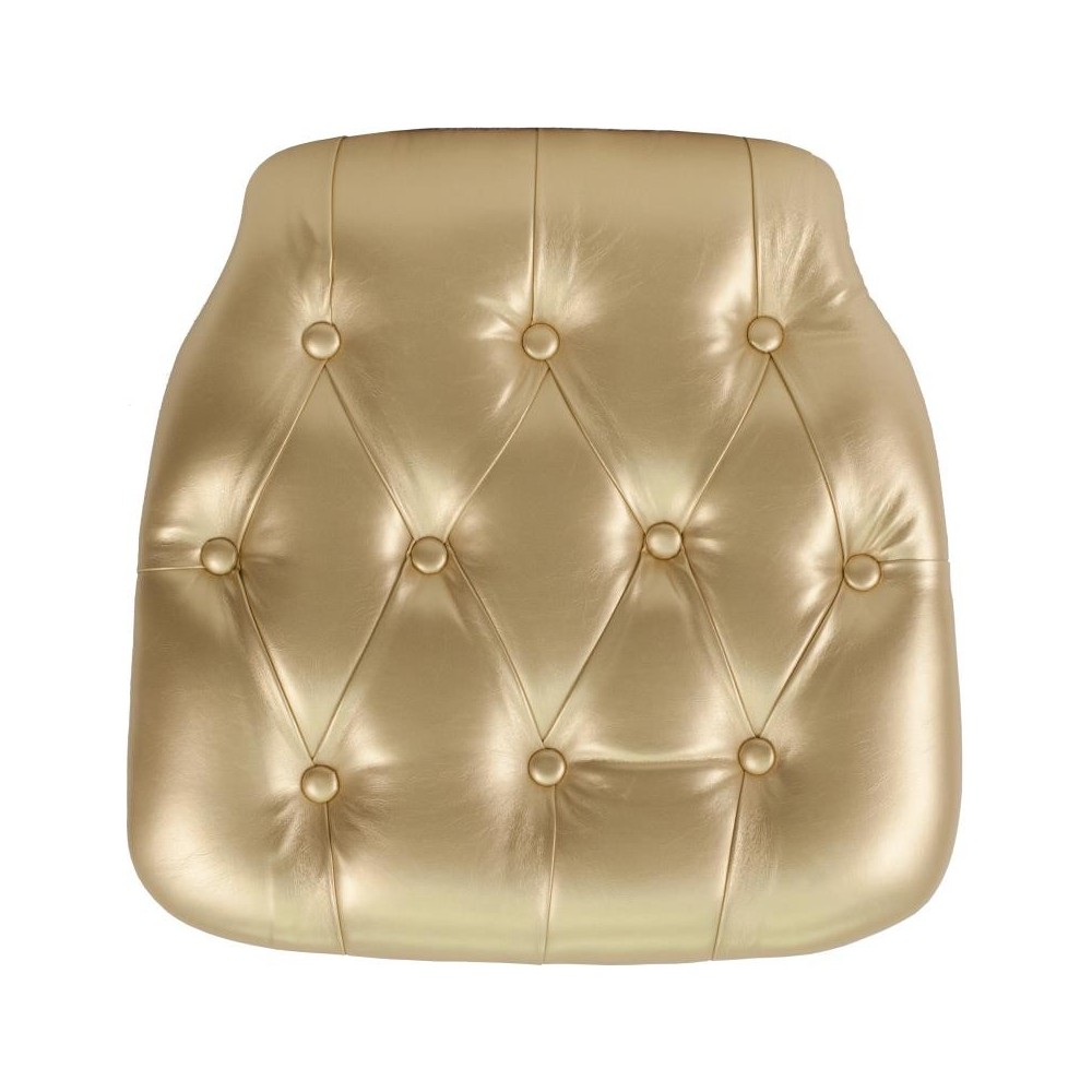 Flash Furniture Louise Gold Vinyl Cushion SZ-TUFT-GOLD-GG