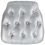 Flash Furniture Louise Silver Vinyl Cushion SZ-TUFT-SIL-GG