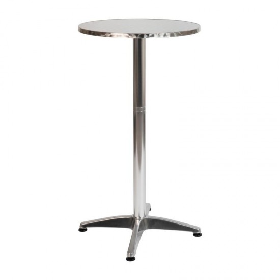 Flash Furniture Mellie RD Aluminum Bar Height Table TLH-059B-GG
