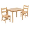 Flash Furniture Kyndl Kids Natural Table & Chair Set TW-WTCS-1001-NAT-GG