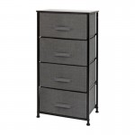 Flash Furniture Harris Black/Gray Tall Organizer WX-5L203-X-BK-GR-GG