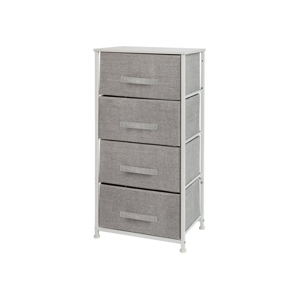 Flash Furniture Harris White/Gray Tall Organizer WX-5L203-X-WH-GR-GG