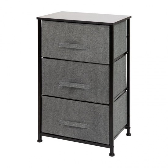 Flash Furniture Harris Black/Gray Tall Organizer WX-5L20-X-BK-GR-GG