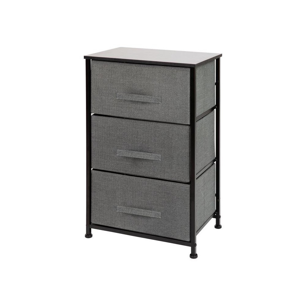 Flash Furniture Harris Black/Gray Tall Organizer WX-5L20-X-BK-GR-GG