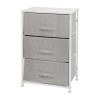 Flash Furniture Harris White/Gray Tall Organizer WX-5L20-X-WH-GR-GG