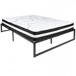 Flash Furniture Louis Full Bed Frame & Mattress Set XU-BD10001-10PSM-F-GG