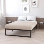 Flash Furniture Louis Full Bed Frame & Mattress Set XU-BD10001-10PSM-F-GG