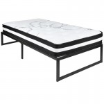 Flash Furniture Louis Twin Bed Frame & Mattress Set XU-BD10001-10PSM-T-GG