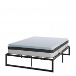 Flash Furniture Leo Mattress, Frame & Topper Set XU-BD10-10PSM2M35-Q-GG