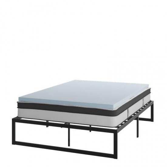 Flash Furniture Leo Mattress, Frame & Topper Set XU-BD10-10PSM2M35-Q-GG