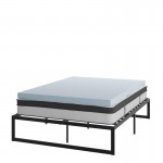 Flash Furniture Leo Mattress, Frame & Topper Set XU-BD10-10PSM3M35-Q-GG