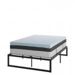 Flash Furniture Leo Mattress, Frame & Topper Set XU-BD10-12PSM3M35-F-GG