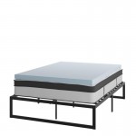 Flash Furniture Leo Mattress, Frame & Topper Set XU-BD10-12PSM3M35-Q-GG