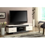 ACME Vicente TV Stand, White & Gray