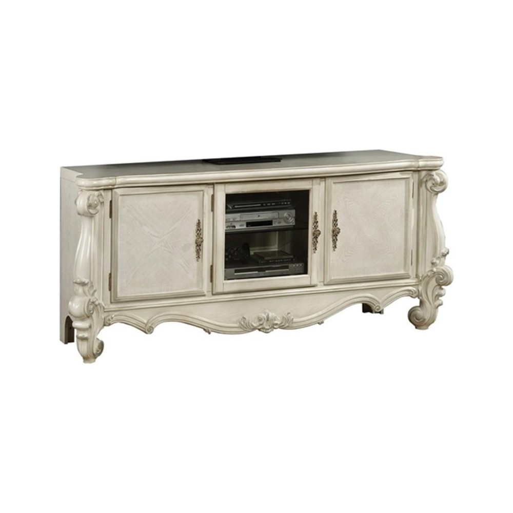 ACME Versailles TV Console, Bone White ACME Versailles TV Console, Bone White