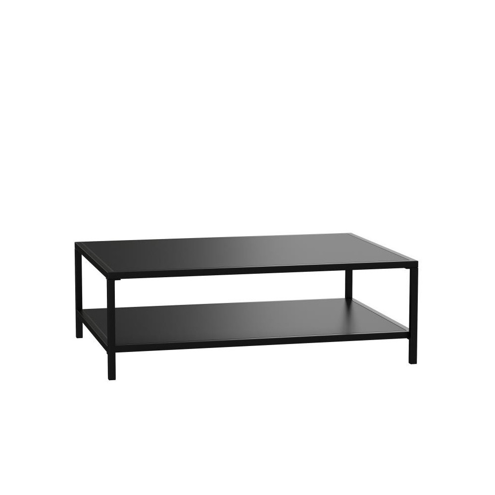 Flash Furniture Brock Black Outdoor Coffee Table XU-T6R60USO-2T-BK-GG