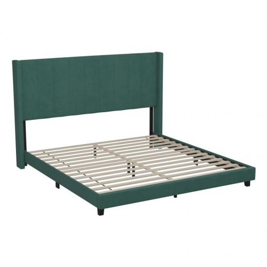 Flash Furniture Bianca Emerald King Platform Bed YK-1079-GR-K-GG