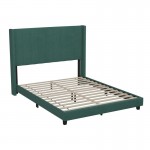 Flash Furniture Bianca Emerald Queen Platform Bed YK-1079-GR-Q-GG