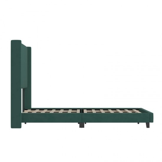 Flash Furniture Bianca Emerald Queen Platform Bed YK-1079-GR-Q-GG