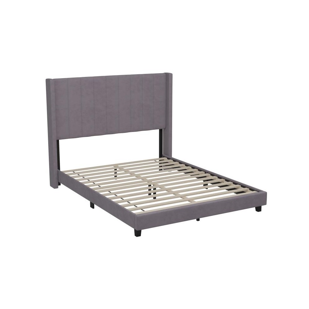 Flash Furniture Bianca Gray Queen Platform Bed YK-1079-GY-Q-GG