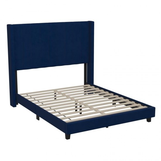 Flash Furniture Bianca Navy Full Platform Bed YK-1079-NAVY-F-GG