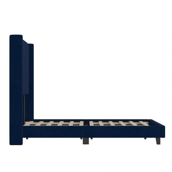 Flash Furniture Bianca Navy Full Platform Bed YK-1079-NAVY-F-GG