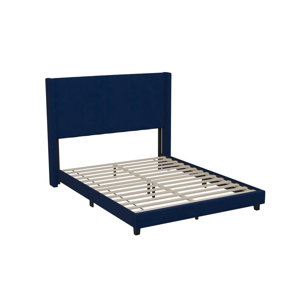 Flash Furniture Bianca Navy Queen Platform Bed YK-1079-NAVY-Q-GG