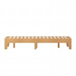 Flash Furniture Evelyn Pine Finish Full Platform Bed YKC-1090-F-NAT-GG
