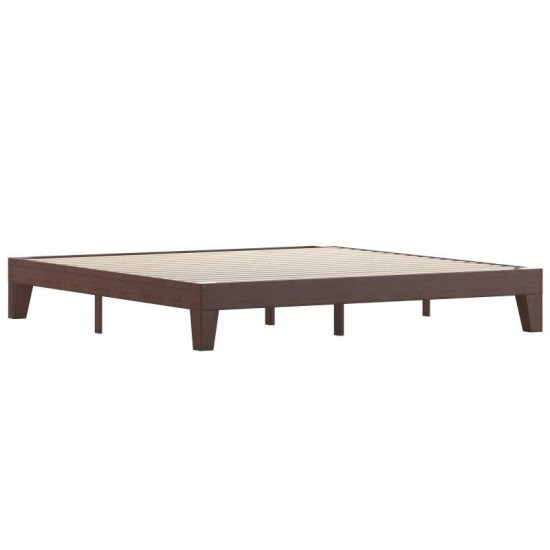 Flash Furniture Evelyn Walnut King Platform Bed YKC-1090-K-WAL-GG