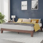 Flash Furniture Evelyn Walnut King Platform Bed YKC-1090-K-WAL-GG