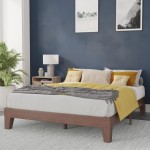 Flash Furniture Evelyn Walnut Queen Platform Bed YKC-1090-Q-WAL-GG