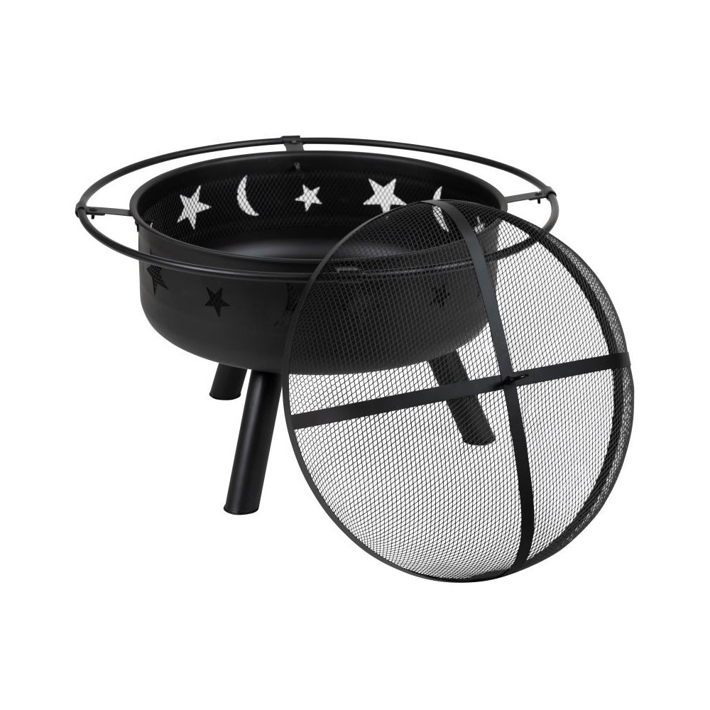 Flash Furniture Chelton 29" Star and Moon Firepit YL-32D-GG